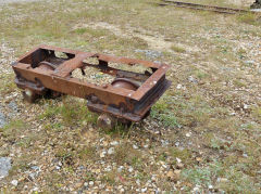 Line 4, the 'roller-skate', Dungeness fish tramways, June 2013